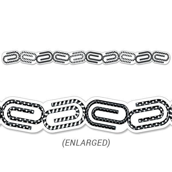 Bold & Bright Paper Clips Border CTP-8349