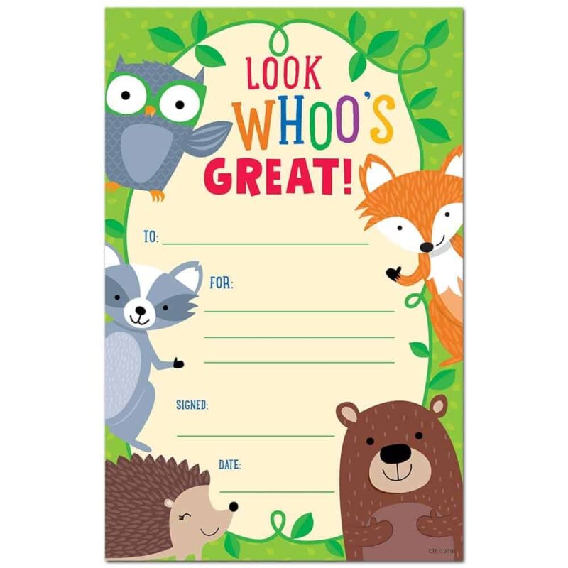 Look whoo's great award ctp-2527