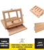 Portable table easel for canvas with drawer 25x33cm