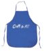 Blue sleeveless painting apron for kids 55x65cm