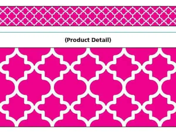 Moroccan Pink Bolder Borders®