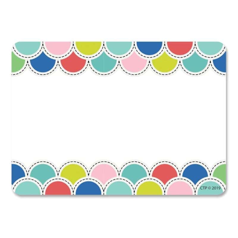 Poppin' scallops labels ctp-8707