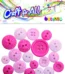 Craft for all - multicolored mixed size pink buttons 10-21mm 18pcs