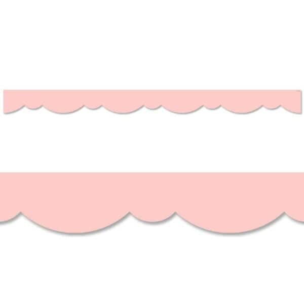 Blush Stylish Scallops Border CTP-8568