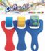 Sponge stamp roller with plastic handle 2cm 3pcs