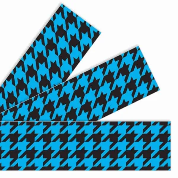 Houndstooth Blue Bolder Borders®