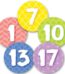 Painted palette calendar days ctp-6897