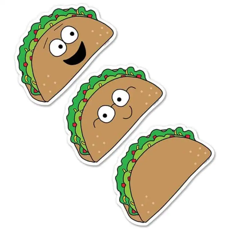 So much pun! Let's taco 'bout… 6" designer cut-outs ctp-8455