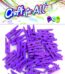 Purple wooden peg - 36pcs