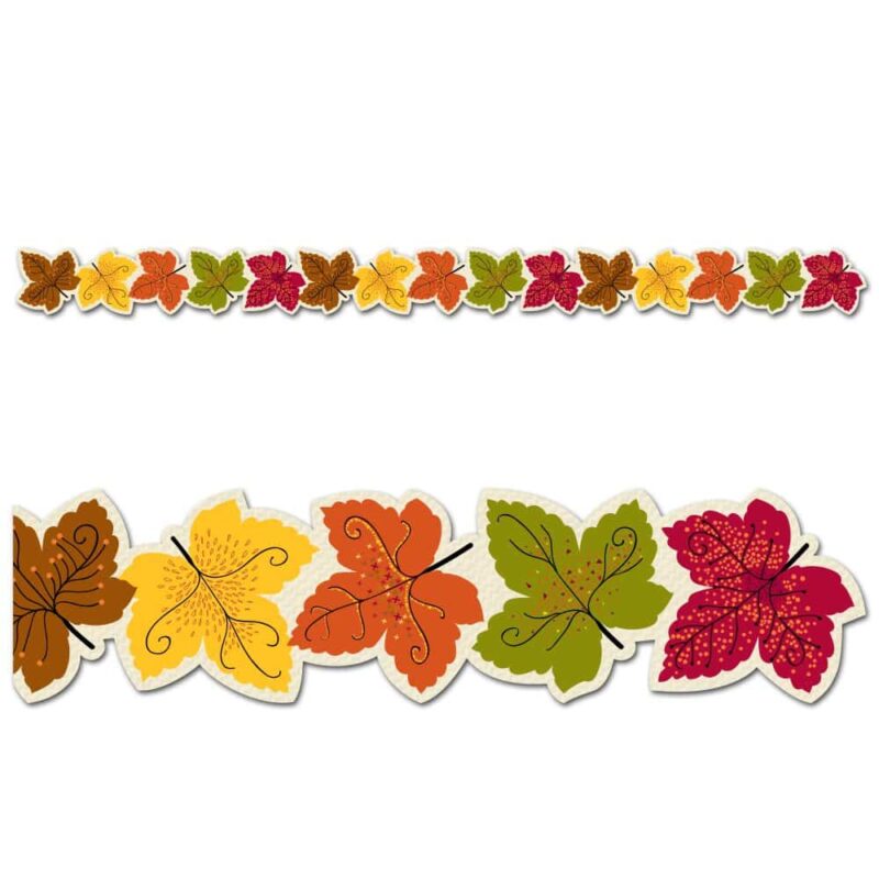 Maple leaves border ctp-7113
