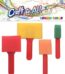 Sponge stamp with plastic handle 10cm 7. 5cm 4. 5cm 2. 5cm 4pcs