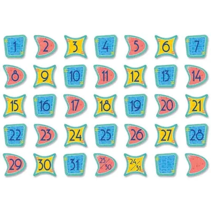 Mid-Century Mod Calendar Days CTP-8233