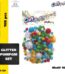 Assorted glitter pompoms -motif 10