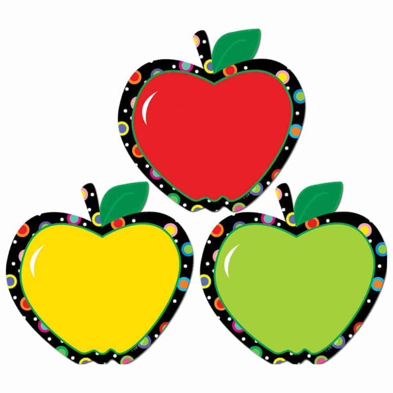 Poppin' patterns apples 6" designer cut-outs ctp-6238