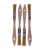 Natural bristle brush wooden handle 1/2" (4pcs)