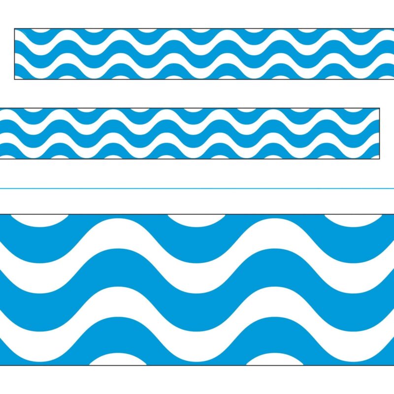 Wavy blue bolder borders®