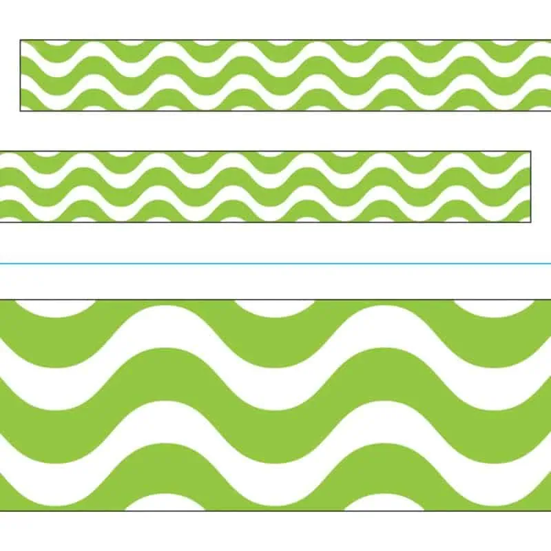 Wavy Lime Bolder Borders®