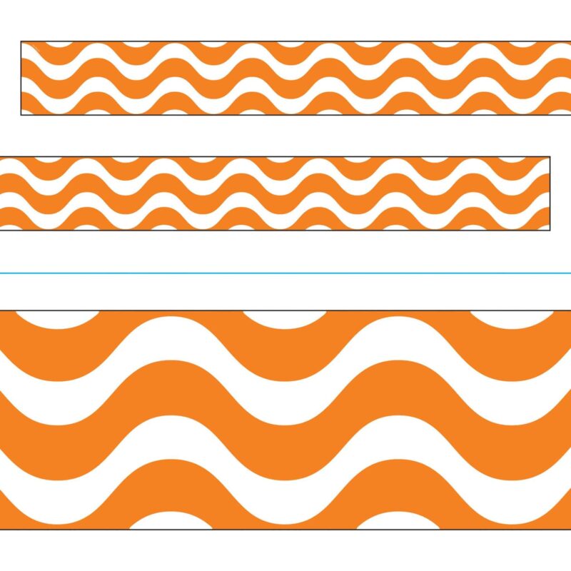 Wavy orange bolder borders®