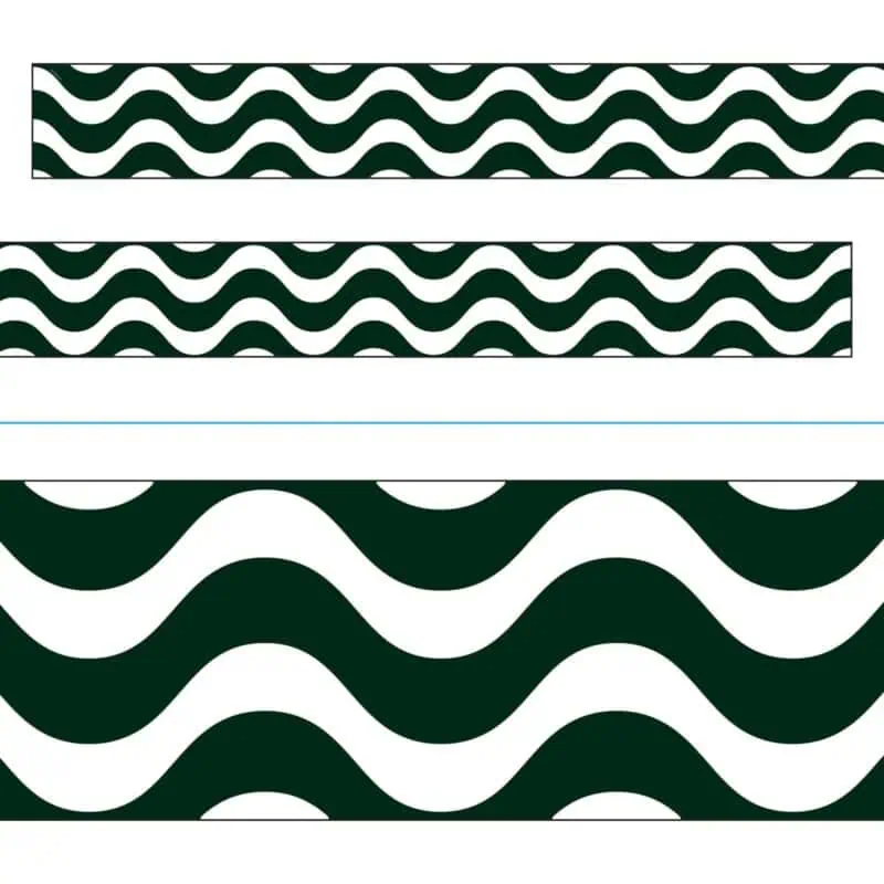 Wavy Black Bolder Borders®