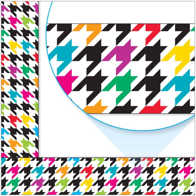 A pattern of houndstooth