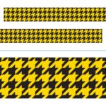 Houndstooth Yellow Bolder Borders®
