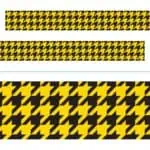 Houndstooth Yellow Bolder Borders®