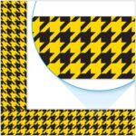 Houndstooth Yellow Bolder Borders®