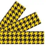Houndstooth Yellow Bolder Borders®