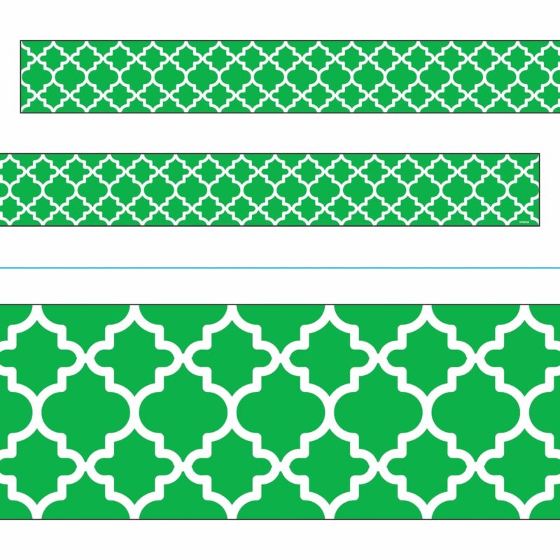 Moroccan green bolder borders®