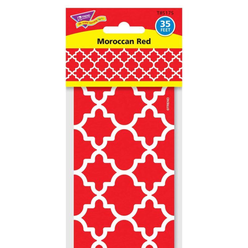 Moroccan red bolder borders®