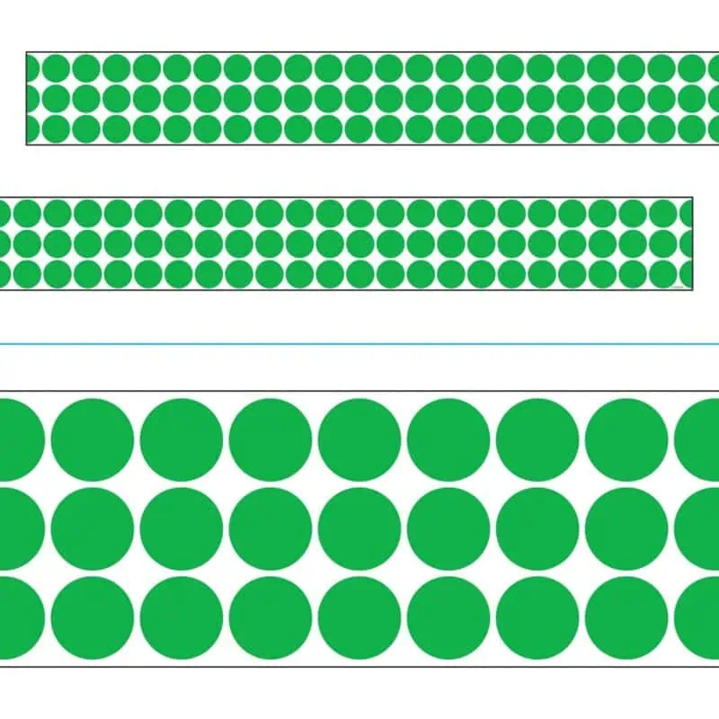 Big Dots Green Bolder Borders®