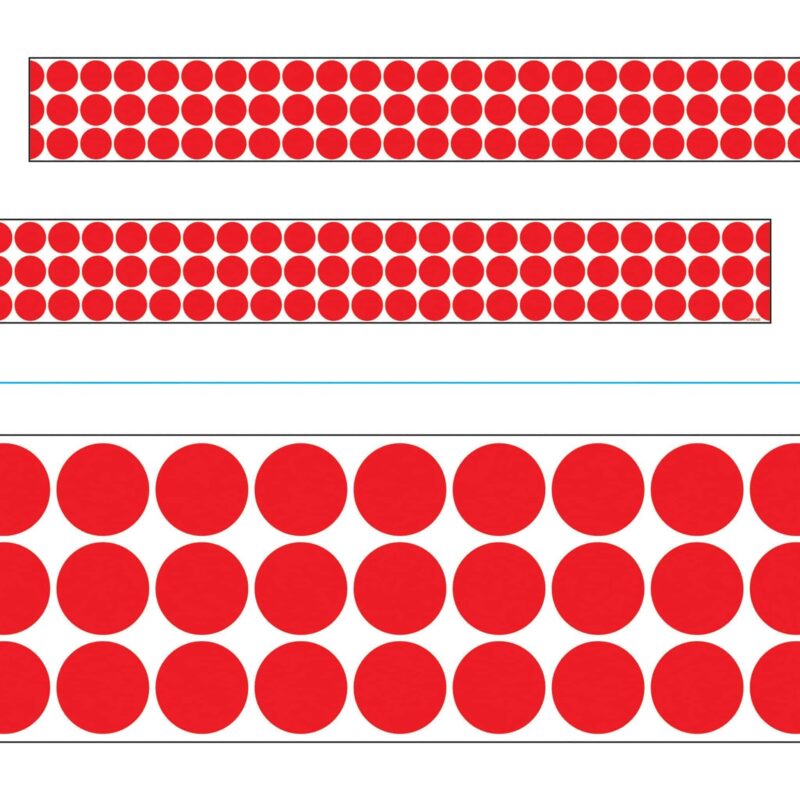 Big dots red bolder borders®