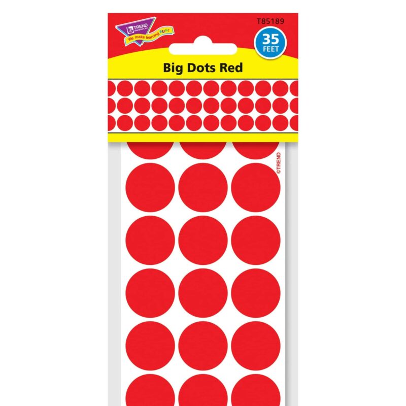 Big dots red bolder borders®