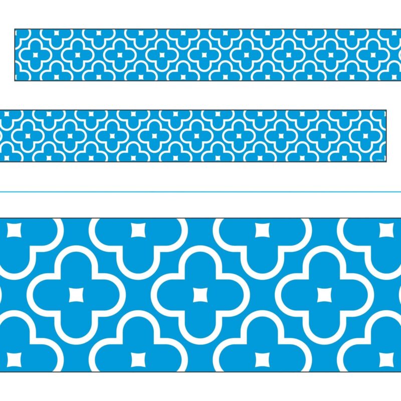 Floral blue bolder borders®