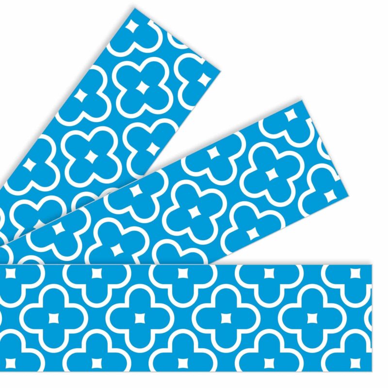 Floral blue bolder borders®