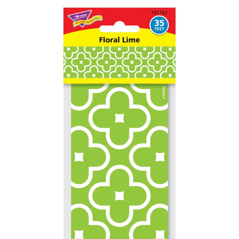 Floral lime bolder borders®