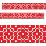 Floral Red Bolder Borders®