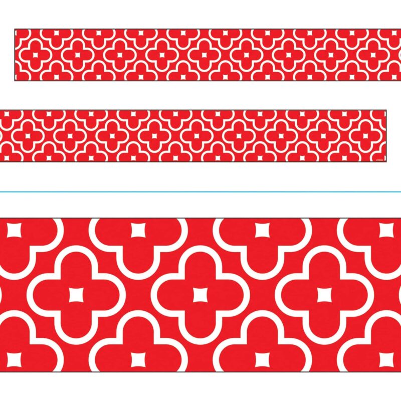 Floral red bolder borders®