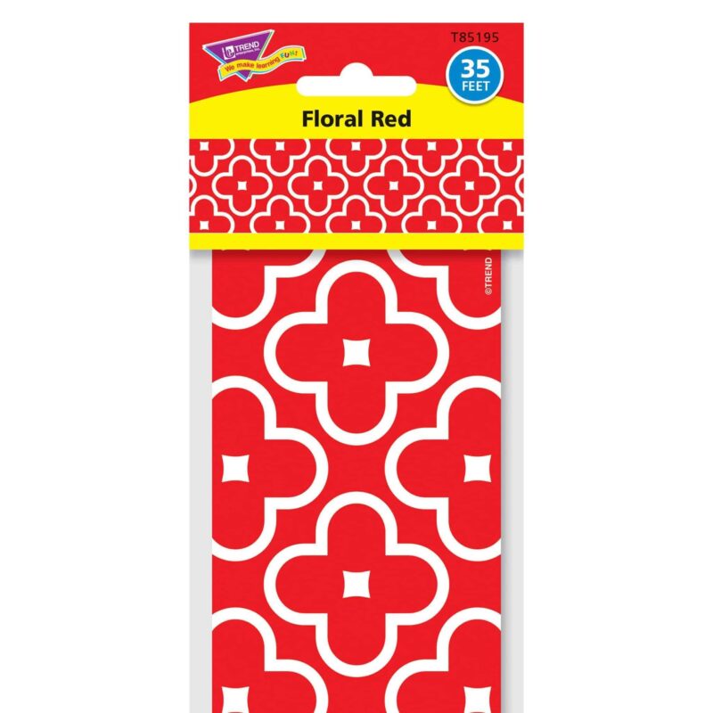 Floral red bolder borders®