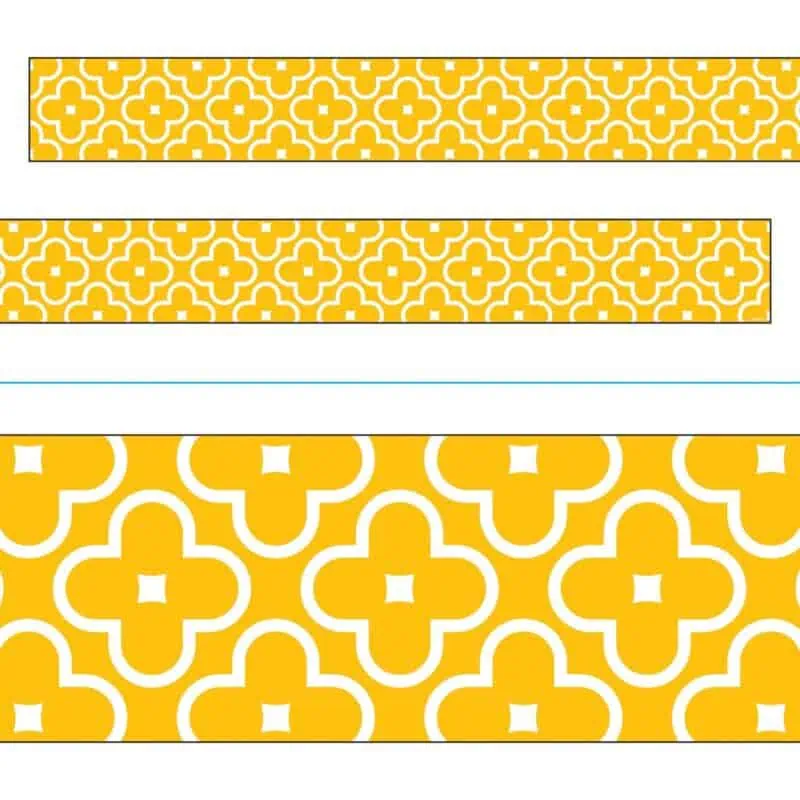 Floral Gold Bolder Borders®