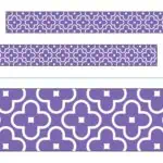 Floral Purple Bolder Borders®
