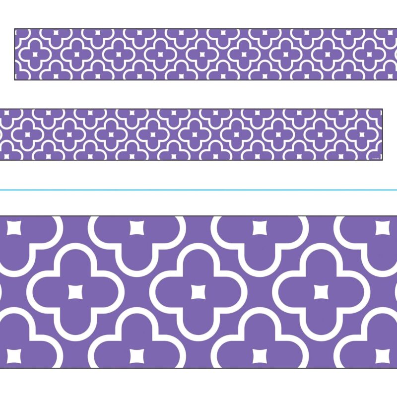 Floral purple bolder borders®