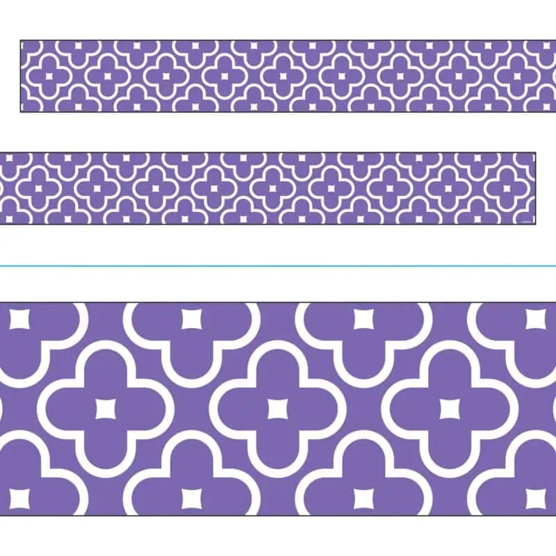 Floral Purple Bolder Borders®