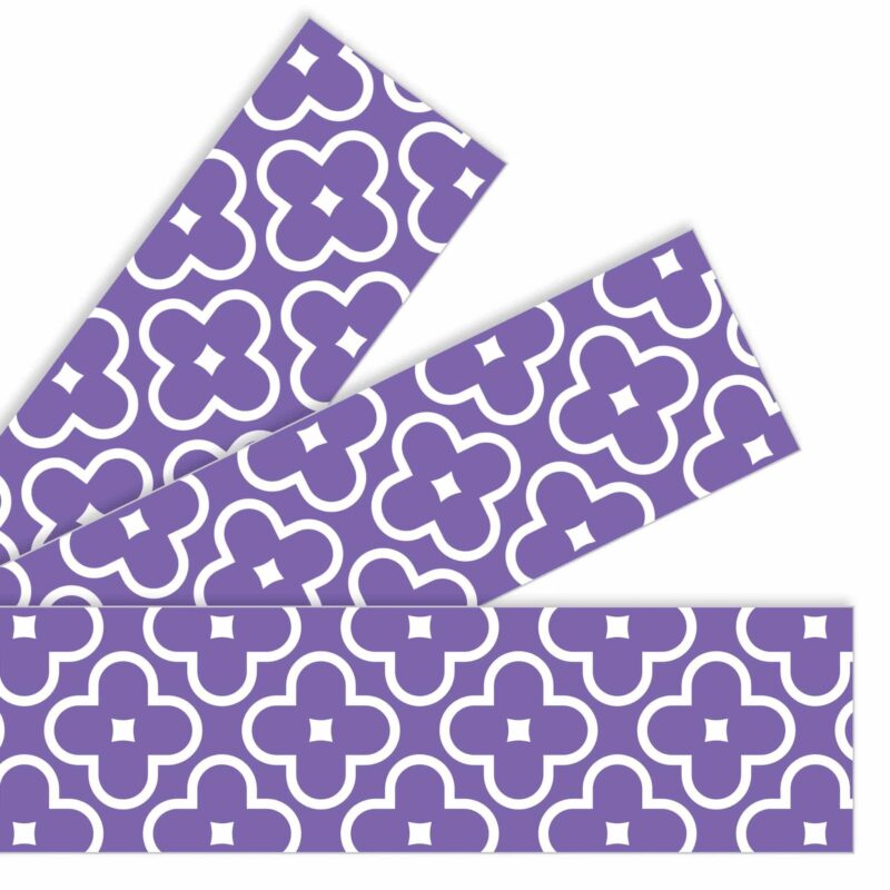 Floral purple bolder borders®