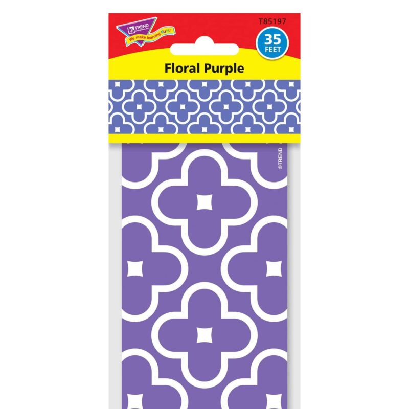 Floral purple bolder borders®
