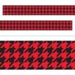 Houndstooth Red Bolder Borders®