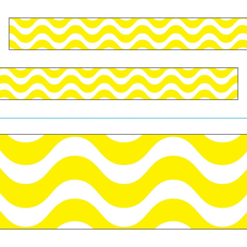Wavy yellow bolder borders®