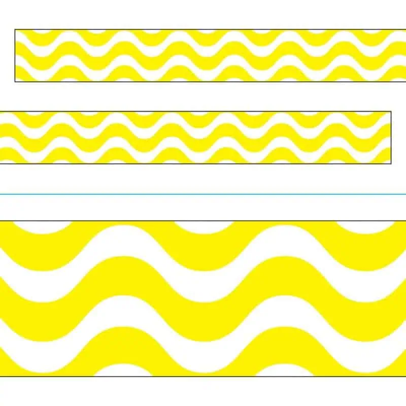 Wavy Yellow Bolder Borders®