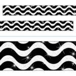 Wavy Black Sparkle Plus Bolder Borders®