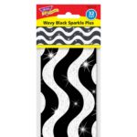 Wavy Black Sparkle Plus Bolder Borders®